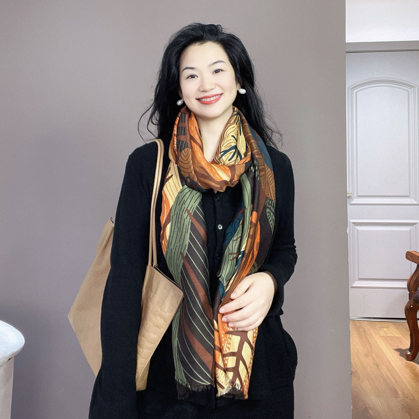 美拉德色棉麻围巾女士2025新款护颈春秋冬季保暖高级感围脖披肩,淘宝优惠券,粉丝福利购,淘宝优惠卷