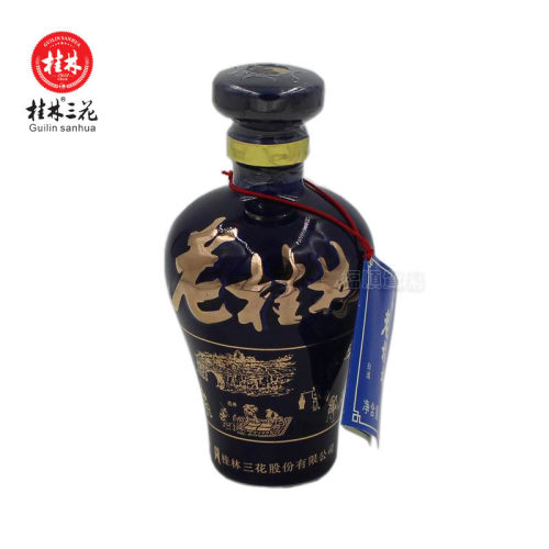 52度老桂林酒100mL*1瓶金蓝之樽广西桂林三花酒白酒小酒版米香型 - 图3