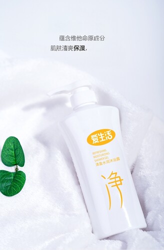 绿叶爱生活500ml清盈水润沐浴露保湿清香清洁身体洗澡不假滑拔干 - 图1