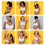 Medela, бюстгалтер для кормящих грудью для беременных, нижнее белье, поддерживающий бюстгальтер пуш-ап, комплект