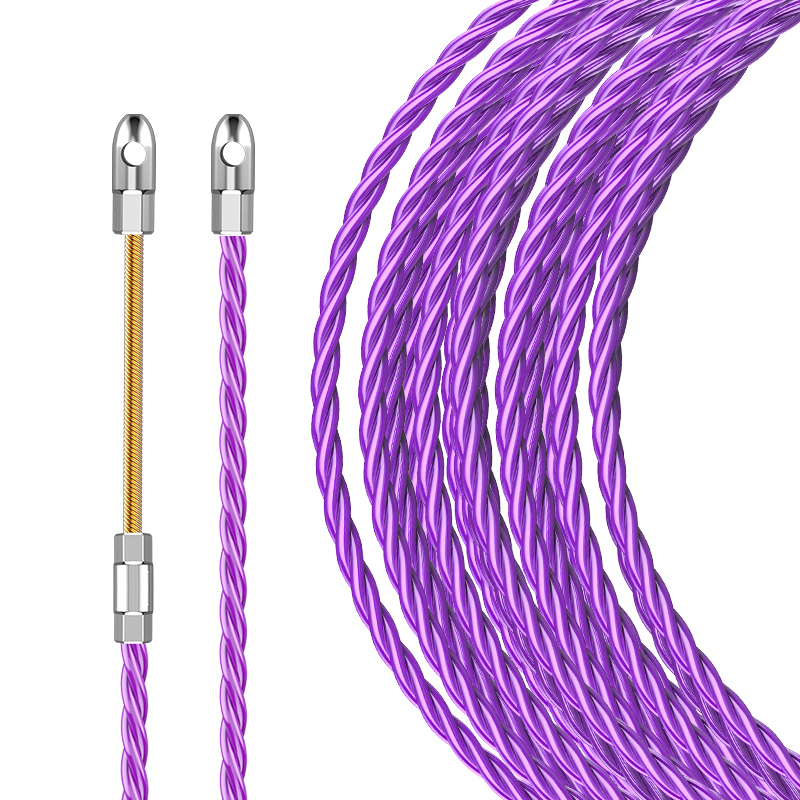 电工专用穿线神器加粗三股塑钢电线引线串线器网线暗线穿管拉线器 - 图0