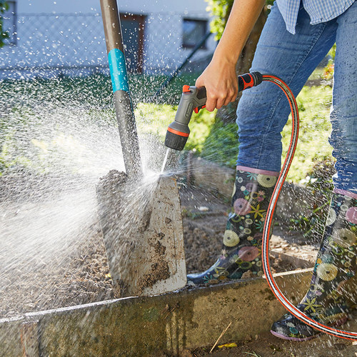 德国进口嘉丁拿多功能可调节水枪园艺家用花园洗车4合一水枪18343 - 图2