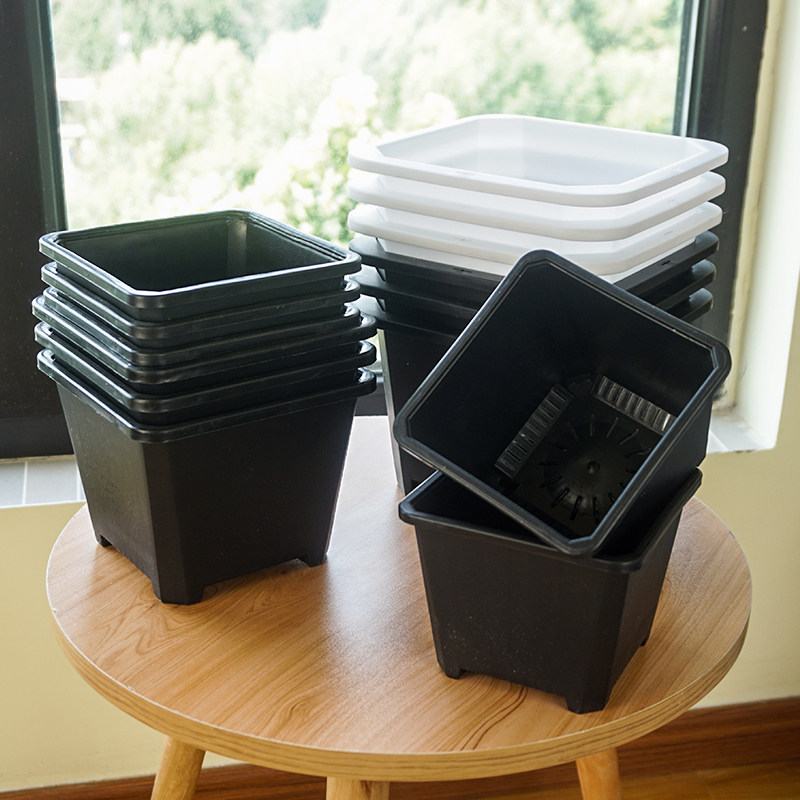 新款加厚大口径韩式方形花盆正方形小多肉盆植物花卉绿植简约花盆,淘宝优惠券,粉丝福利购,淘宝优惠卷