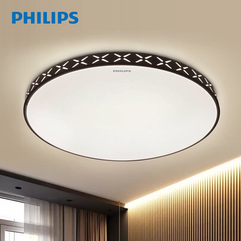 飞利浦led吸顶灯简约现代房间卧室客厅餐厅大气顶灯轻奢灯饰昕菱_虎窝淘