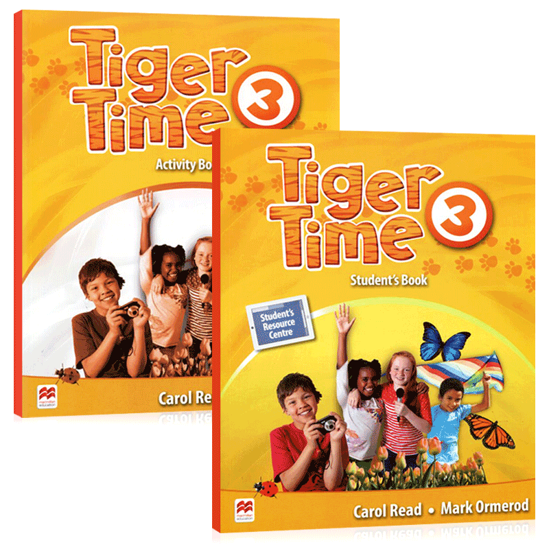 套装 进口原版 现货 麦克米伦小学英语教材 Tiger Time 3级 学生用书+练习册 送答案音频 - 图3