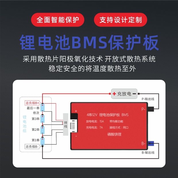 48V50AH锂电池适用于自行车电动喷雾水泵磷酸铁锂电池 - 图2