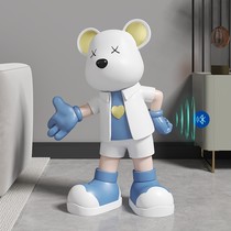 Online Red Greeting Violent Bear Landing in the Living Room Large Adornment Entrance to the doorway Gongzai Opening Gift
