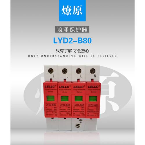 LYD2-C40/LYD2-D20/LYD2-B60/LYD2-B80/LYD2-B100浪涌保护器燎原 - 图2