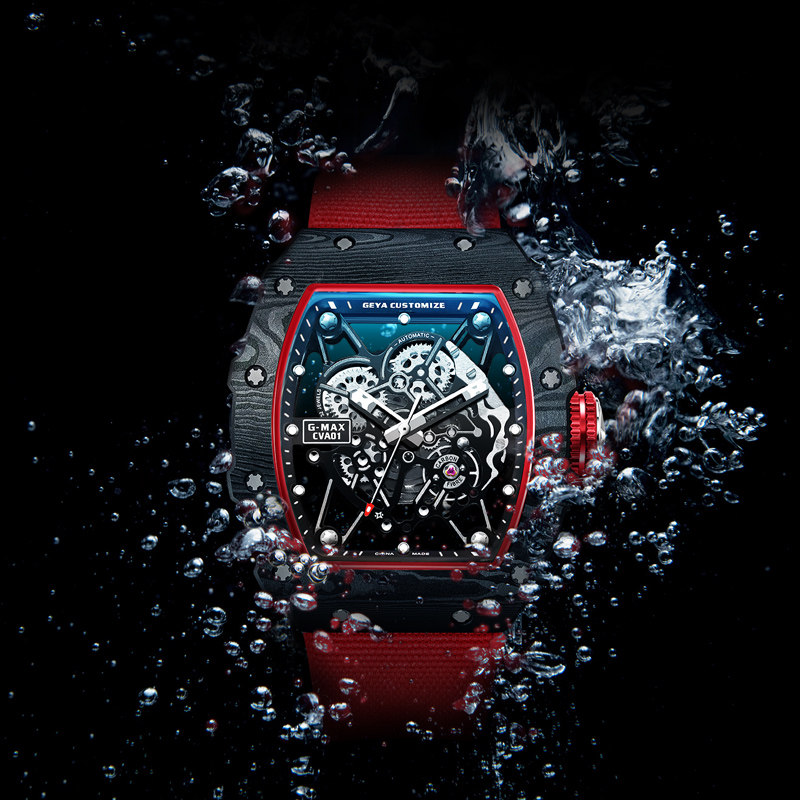 geya格雅男2020新款名牌正品机械表 格雅国产腕表