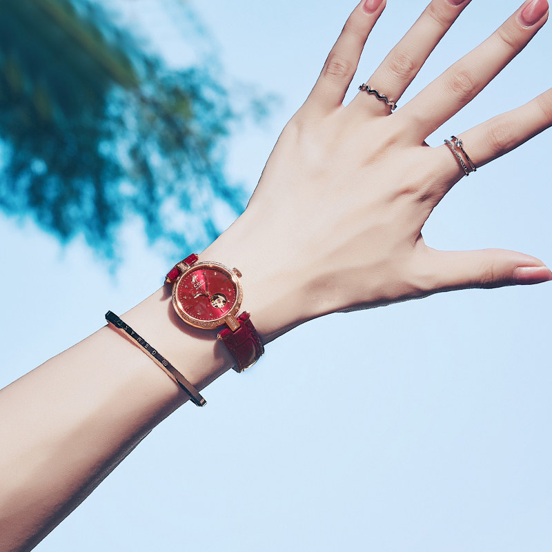 格雅正品女士2020新款女款机械表 格雅国产腕表