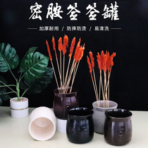 Dense Amine Commercial Creative Personality City Well Fire Pan Shop Swing Tray Cutlery Sign Tank Resistant small County Liver Liver Strings Chopstick Cylinder