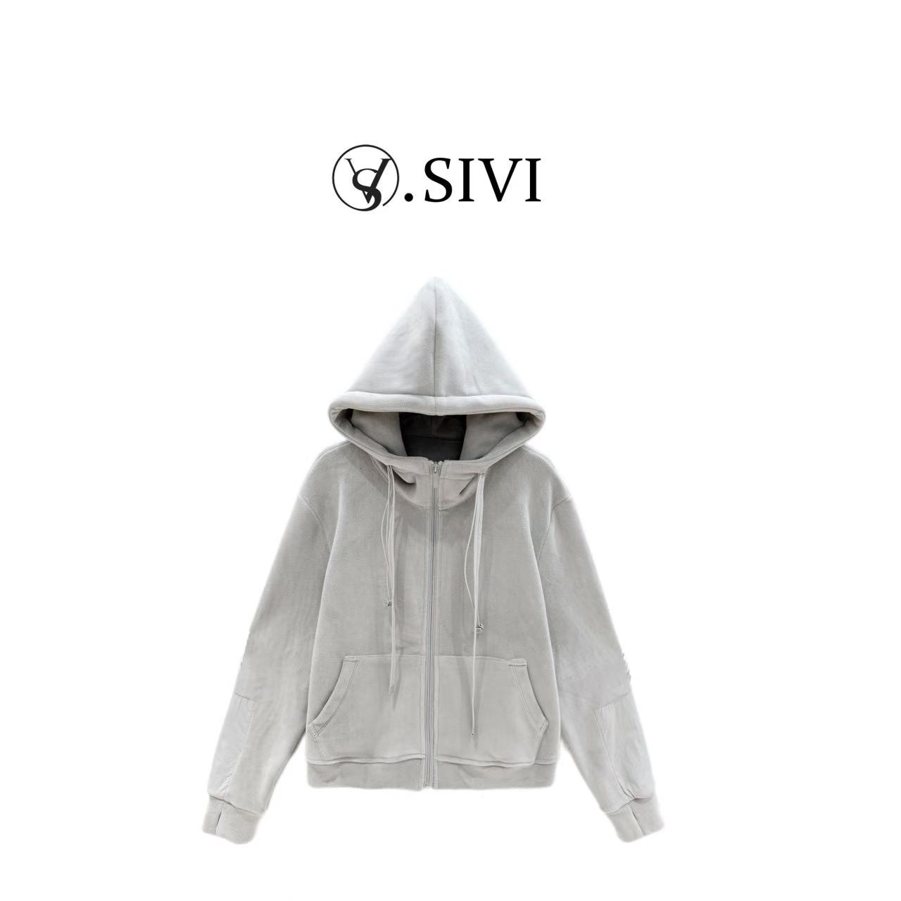 熙薇2025秋冬新款时尚双面绒加厚保暖外套H6064 - 图0