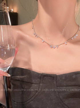 星河清梦~闪钻串珠项链女款