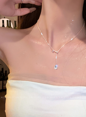 人鱼泪~水滴项链女2026新款