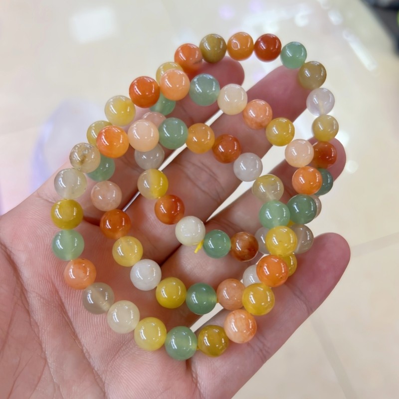 天然金丝玉手串女中国古老玉石福禄寿手链8mm油润光亮民族风饰品,淘宝优惠券,粉丝福利购,淘宝优惠卷