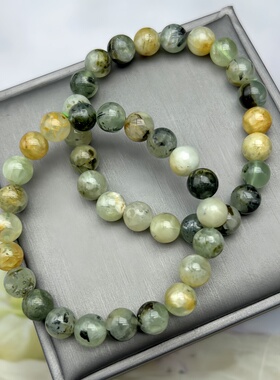 多巴胺葡萄石手链饰品