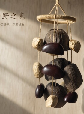 栖风-果壳挂铃天然种子果壳手摇铃云森自野手作溪水声疗愈果壳铃