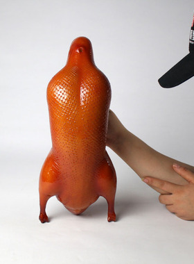 高仿真烤鸭模型不腻样品展示