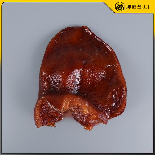 仿真猪头肉猪耳朵猪尾巴模型假熟食卤牛肉猪肘子猪蹄道具模型 - 图1