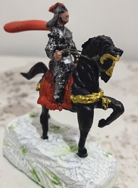 铁木真成吉思汗车载摆件实物图片没有细节的小摆件骑马人马成功