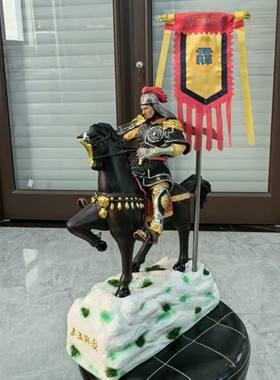 1/6西楚霸王项羽骑马雕像手办模型宿迁地方特色文创礼品