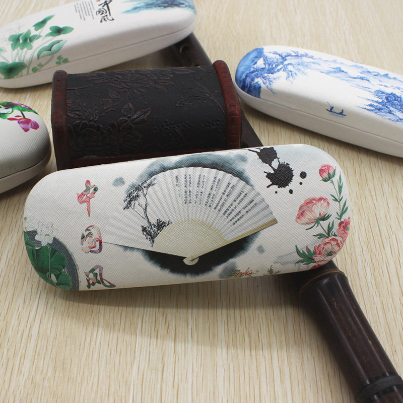 复古中国风眼镜盒近视眼镜老花镜眼镜盒个性创意男女学生眼睛配件,淘宝优惠券,粉丝福利购,淘宝优惠卷