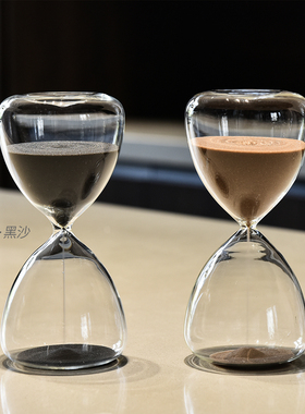 家居彩色玻璃沙漏计时器新居送礼