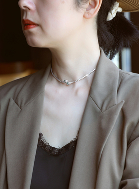 ZOXI奢华蛇头项链颈链项圈轻奢女