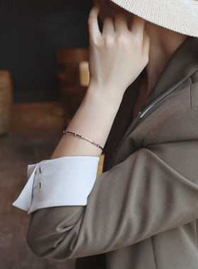 ZOXI轻奢小众手镯不掉色女生