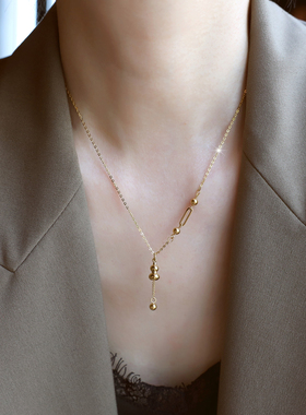 ZOXI不掉色旺财小葫芦项链配饰女