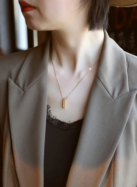 ZOXI金店款上上签项链配饰礼物