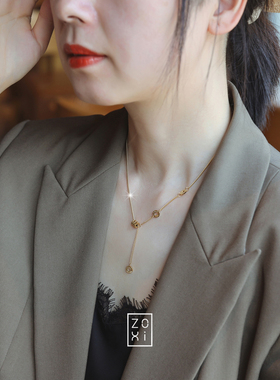 ZOXI轻奢小众小蛮腰项链显瘦女款