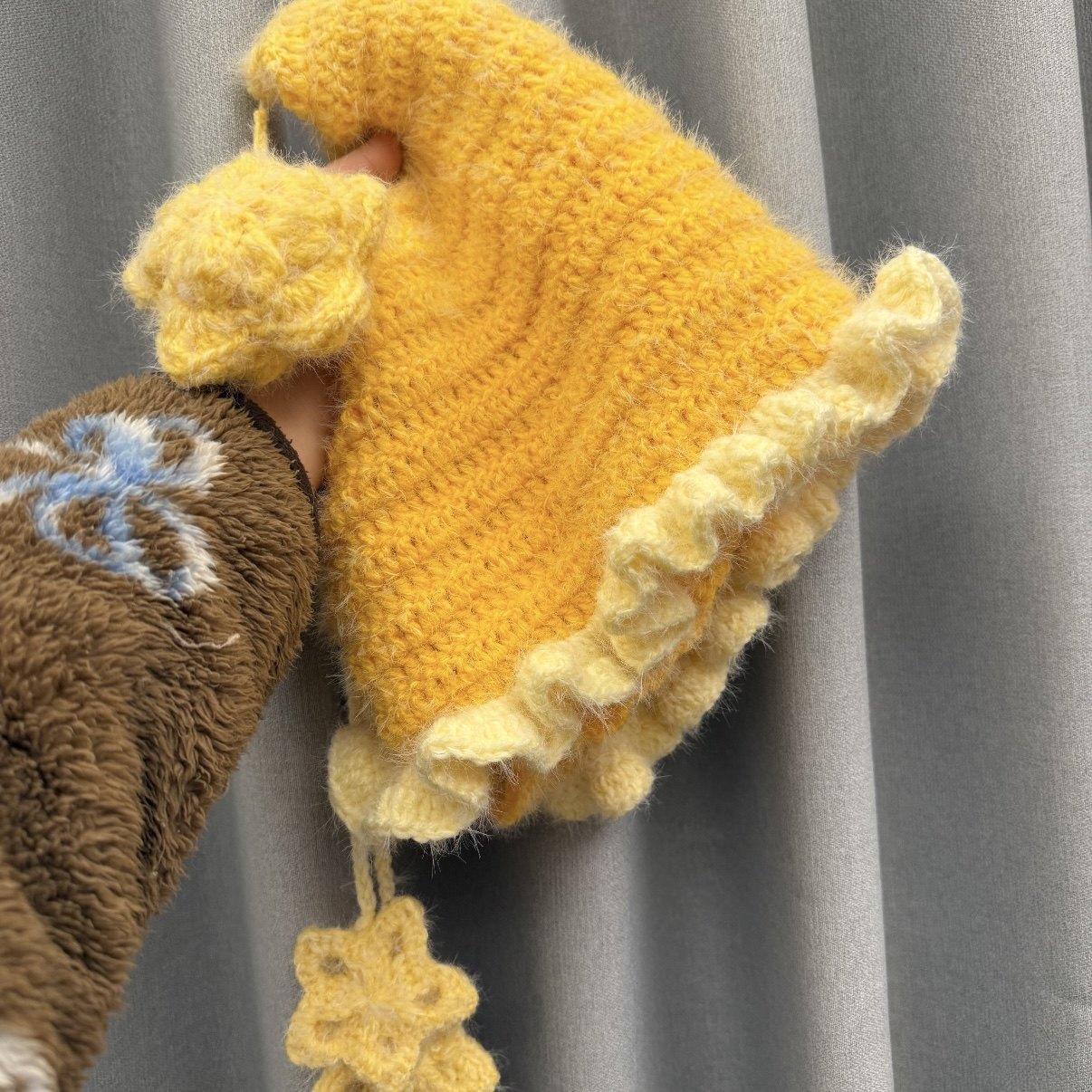 毛线手工编织星星帽猫耳帽贝雷帽子钩针diy材料包圣诞礼物自制,淘宝优惠券,粉丝福利购,淘宝优惠卷