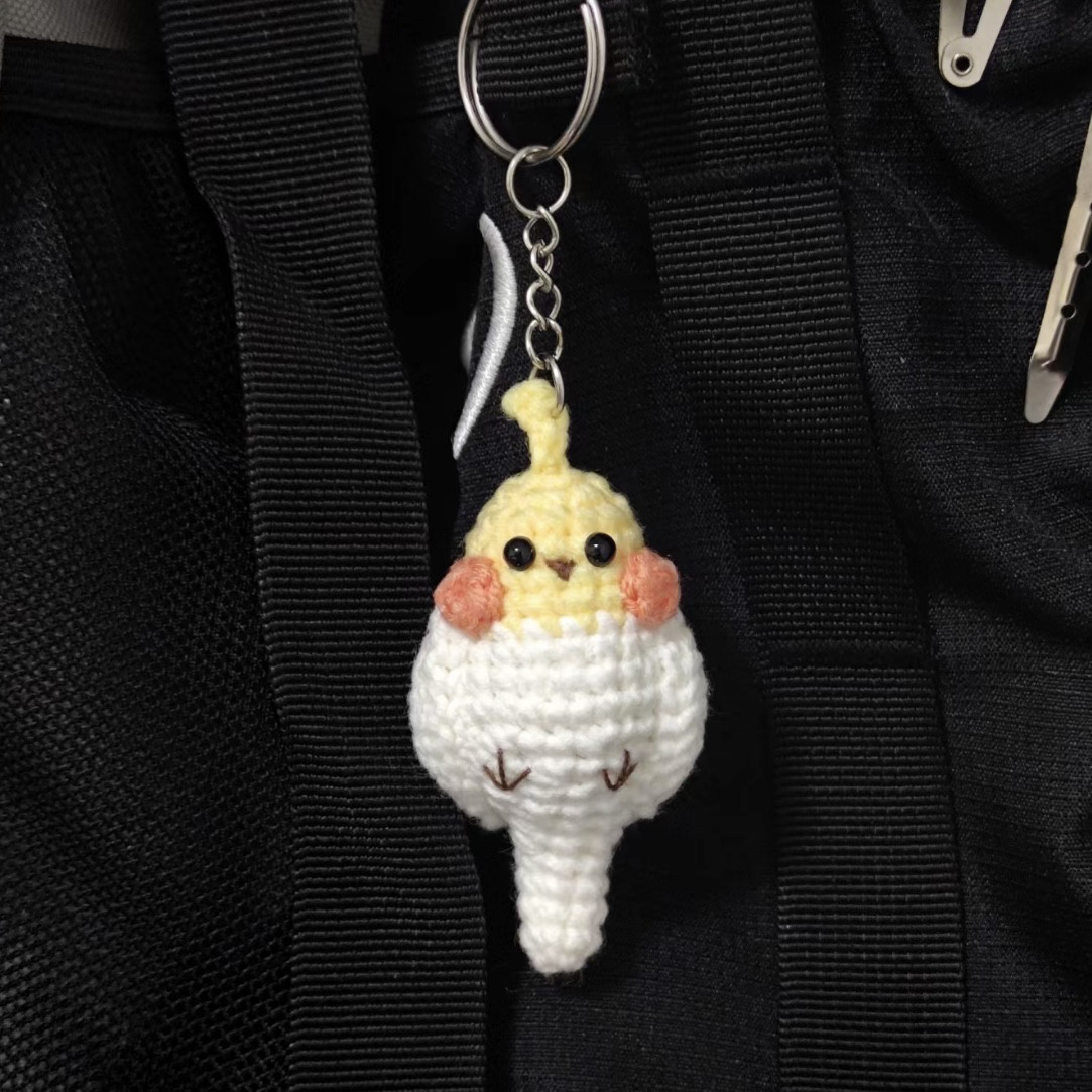 新手初学手工编织diy材料包毛线钩针可爱仿真鹦鹉挂件钥匙扣礼物,淘宝优惠券,粉丝福利购,淘宝优惠卷