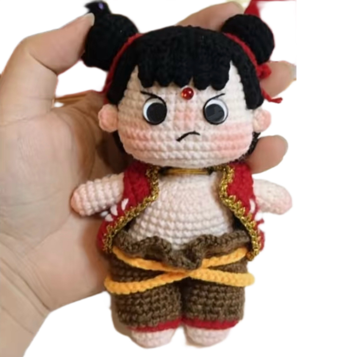手工钩织diy哪吒敖丙小飞猪周边手作钥匙扣玩偶包挂件礼物材料包,淘宝优惠券,粉丝福利购,淘宝优惠卷