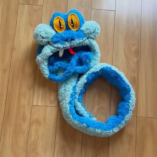 疯狂动物城2盖瑞蛇帽子围巾diy手工材料包尼克朱迪毛线钩针钩织 - 图1