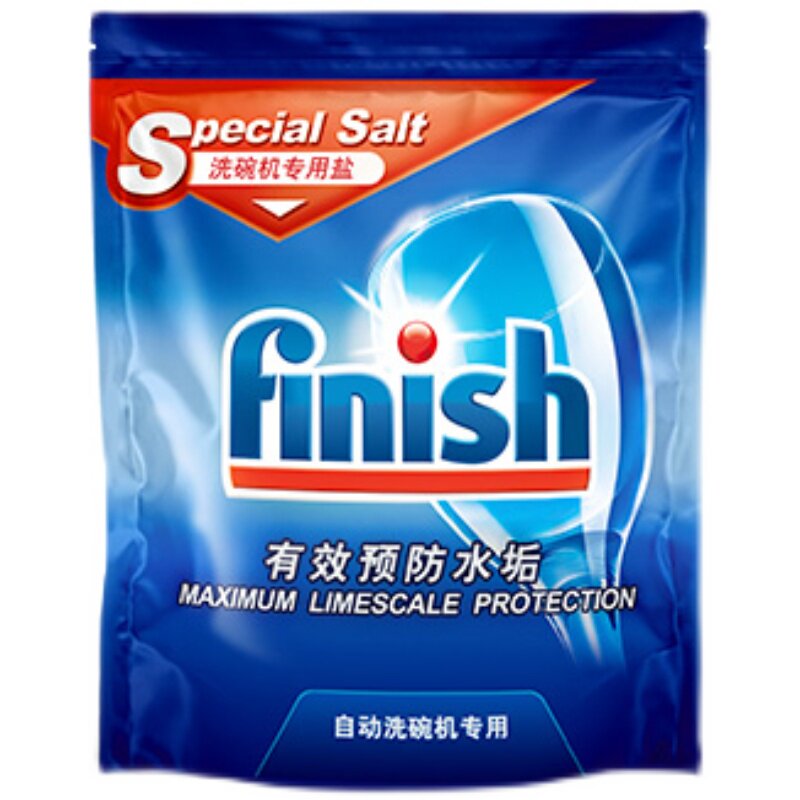 Finish 洗碗机专用盐2kg软化盐剂有效预防水垢洗碗粉洗碗块洗涤剂 老板电器厨电配件 淘优券