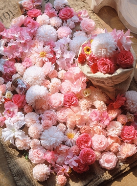手工花diy花头簪花发簪装饰花朵