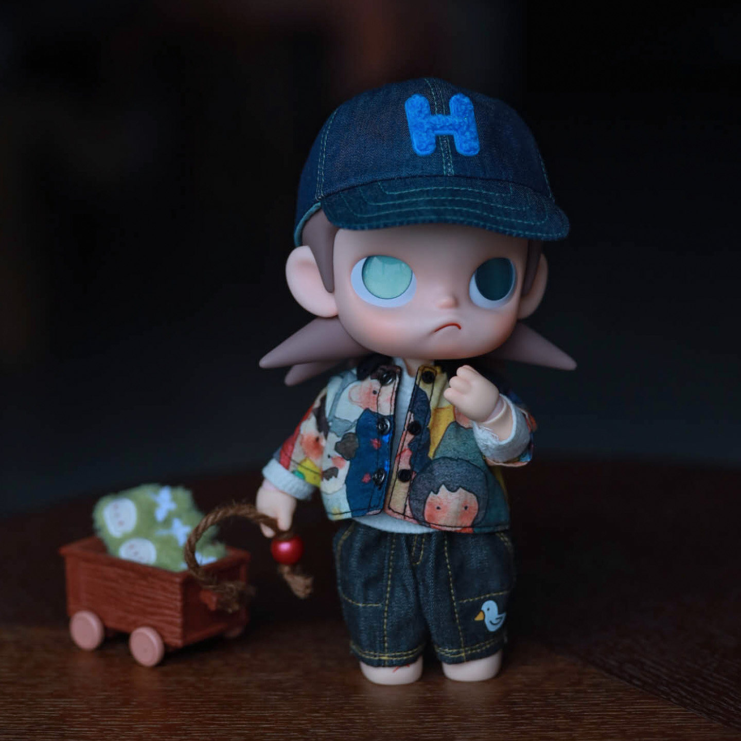 嘎子姐专用 帽子  zsiga八分可动玩偶手工布艺棒球帽子 鸭舌帽,淘宝优惠券,粉丝福利购,淘宝优惠卷