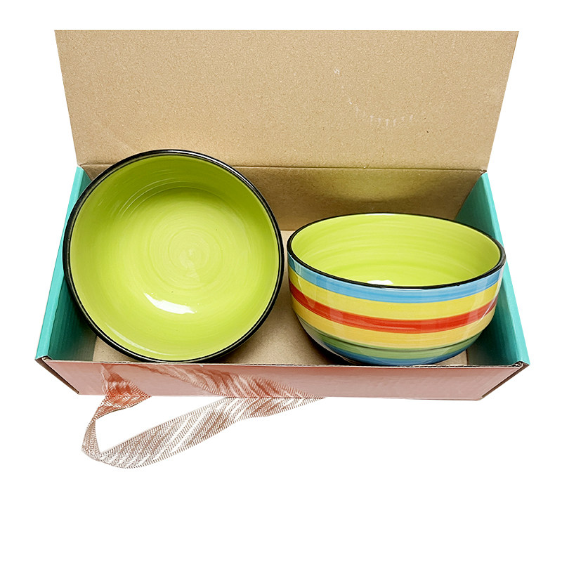 餐具瓷器套装手绘碗厨房用品陶瓷碗筷套装家用彩虹碗筷米饭碗,淘宝优惠券,粉丝福利购,淘宝优惠卷