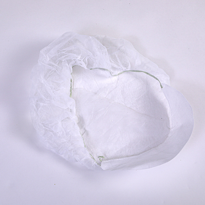 一次性帽子无纺布男女工帽防尘防菌透气发网帽鸭舌帽车间工作帽 - 图2