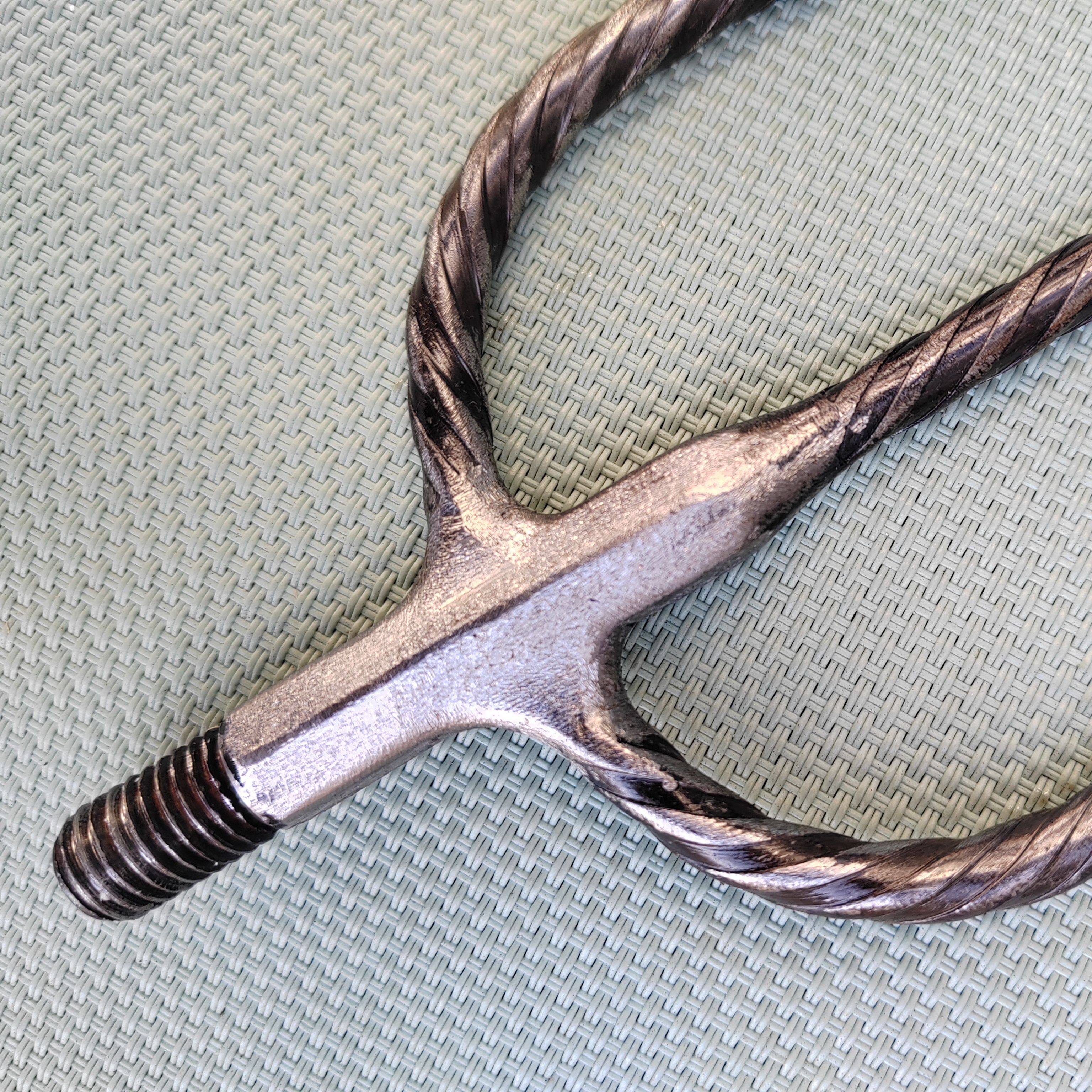 桩芯钢鱼叉头钢叉老式弹簧钢鱼叉排叉大倒刺鱼叉头手工鱼叉不跑鱼,淘宝优惠券,粉丝福利购,淘宝优惠卷