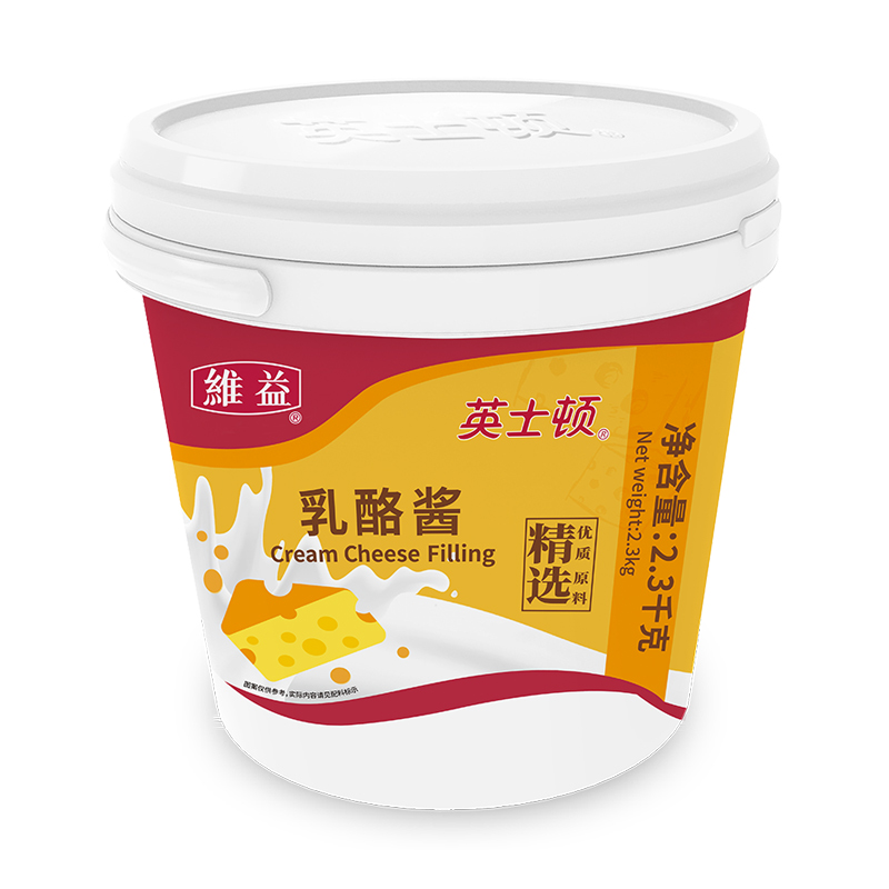 英士顿乳酪酱2.3kg 芝士蛋糕用起司馅蛋糕胚用芝士调味酱烘焙原料 - 图3