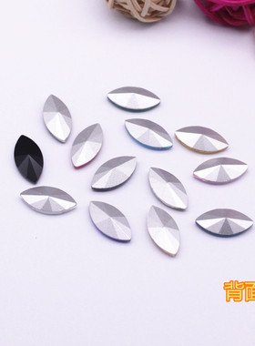 diy高档玻璃无孔手机壳马眼粘钻