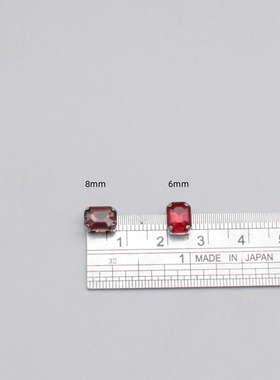 长八角6*8mm平底玻璃爪钻手缝钻