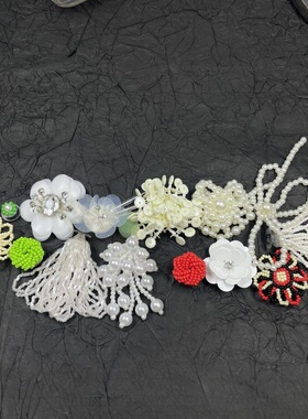 heavenlyjelly韩国新款亮片鞋花