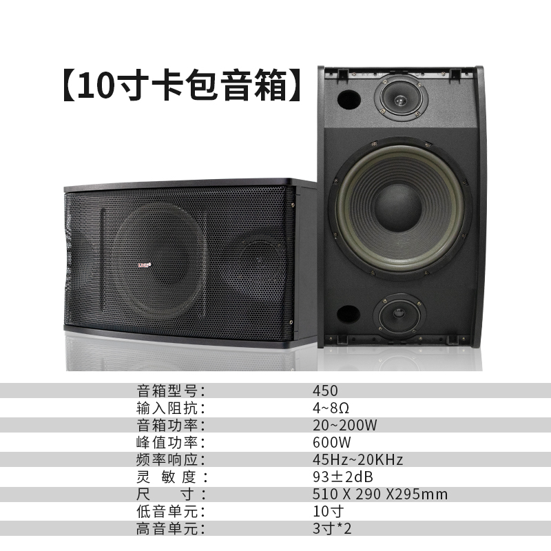 LDZS 家庭ktv音响套装功放家用k歌10寸专业音箱卡拉ok语音点歌机 - 图1