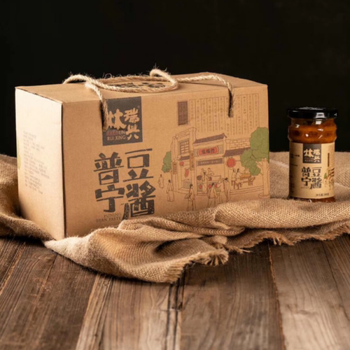 林瑞兴普宁豆酱礼盒装 潮汕特产正宗普宁黄豆酱潮汕豆酱豆瓣酱 - 图3