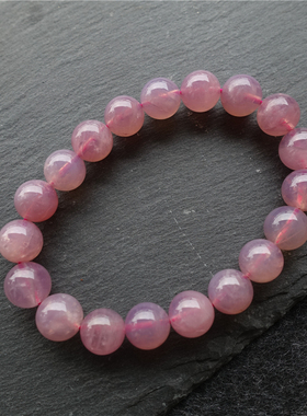 天然小众手链甜梦镇粉晶奶糖