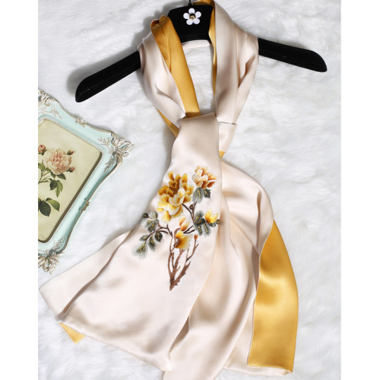 Su embroidery mulberry silk Wu Canli hand embroidery for women spring and autumn